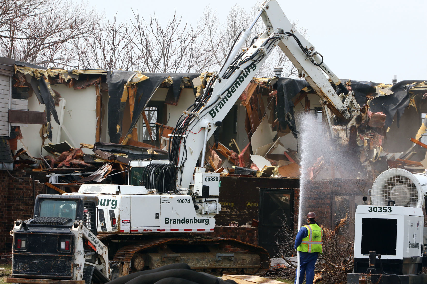 Gallery: Demolition begins on West Calumet Housing Complex